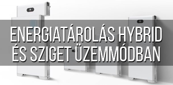 Energiatárolás hybrid és sziget üzemmódban